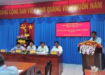 Trung tâm Y tế huyện Châu Phú tổ chức Hội nghị tổng kết thi đua khối 4 và khối 5 năm 2023