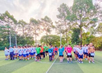 Trung tâm Y tế huyện Châu Phú tổ chức Hội thao giao lưu bóng đá và cờ tướng mừng Đảng, mừng Xuân Giáp Thìn 2024