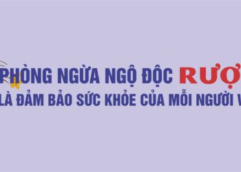 Băng rôn: Phòng tránh ngộ độc rượu, bia trong ngày tết