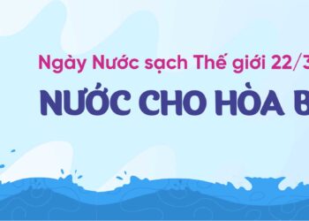 Băng rôn: Ngày nước sạch thế giới 22/3/2024 “Nước cho hòa bình”