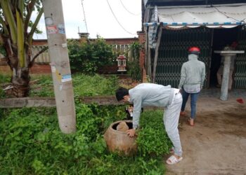 Khánh An ra quân chiến dịch diệt lăng quăng phòng chống sốt xuất huyết