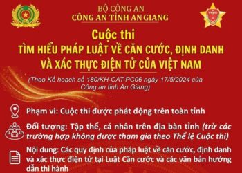 Công an An Giang phát động Cuộc thi “Tìm hiểu pháp luật về căn cước, định danh và xác thực điện tử của Việt Nam”