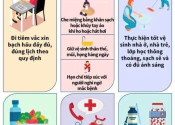 Infographic: Phòng, chống bệnh Bạch hầu