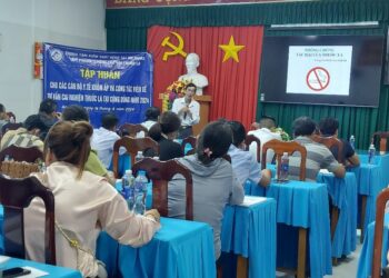Tập huấn truyền thông phòng chống tác hại của thuốc lá