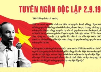 Giá trị trường tồn của tuyên ngôn độc lập