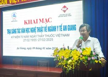 Sở Y tế An Giang khai mạc Trại sáng tác Văn học Nghệ thuật