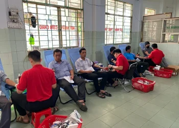 Thị xã Tịnh Biên tổ chức hiến máu tình nguyện