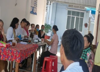 Trạm Y tế xã Định Thành tổ chức khám sàng lọc một số bệnh không lây nhiễm