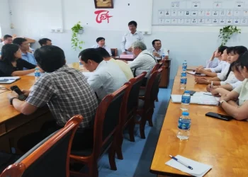 Trung tâm Y tế thị xã Tịnh Biên tiếp đoàn chỉ đạo tuyến