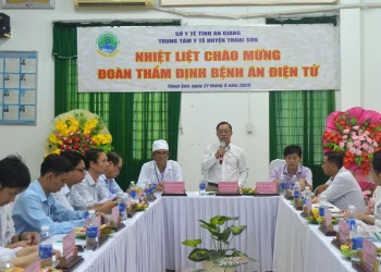 Thẩm định Bệnh án điện tử tại Trung tâm Y tế huyện Thoại Sơn