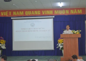 Thẩm định Bệnh án điện tử tại Trung tâm Y tế huyện Tri Tôn