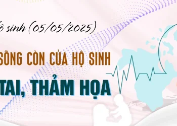 Băng-rôn: Ngày Quốc tế hộ sinh (05/5/2025): “Vai trò quan trọng sống còn của hộ sinh trong thiên tai, thảm họa”