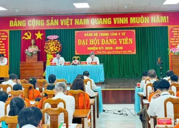 Đại hội Đảng bộ Trung tâm Y tế Châu Phú nhiệm kỳ 2025 – 2030