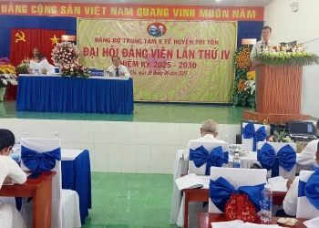 Đại hội Đảng bộ Trung tâm Y tế huyện Tri Tôn nhiệm kỳ 2025 – 2030