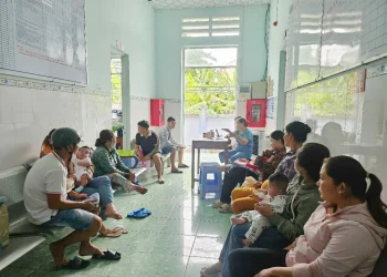 Trạm Y tế An Hoà tổ chức truyền thông phòng chống dịch tay chân miệng