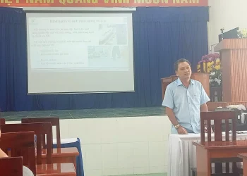 Trung tâm Y tế Tri Tôn tập huấn chuyên đề “Giám sát nhiễm khuẩn bệnh viện trong cơ sở khám chữa bệnh”