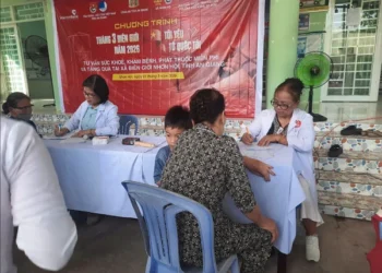 Ấm áp nghĩa tình hành trình “tháng 3 biên giới” tại xã Nhơn Hội