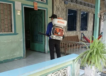 Trạm Y tế phường Thới Sơn diệt lăng quăng phòng, chống sốt xuất huyết tại khóm Thới Hòa