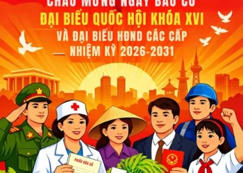 Tích cực tuyên truyền chào mừng Ngày bầu cử đại biểu Quốc hội khóa XVI và đại biểu Hội đồng nhân dân các cấp nhiệm kỳ 2026–2031