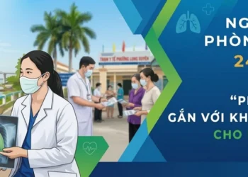 Băng-rôn: Ngày thế giới phòng chống lao 24/3 “Phát hiện lao gắn với khám sức khỏe định kỳ cho mỗi người dân”