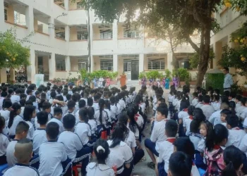 Điểm Trạm Y tế Mỹ Phước tăng cường công tác phòng, chống dịch bệnh tại trường tiểu học Nguyễn Khuyến