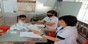 Trạm y tế xã Định Mỹ hưởng ứng ngày sức khỏe toàn dân 7/4/2026