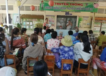 Trạm Y tế xã An Cư truyền thông phòng, chống bệnh truyền nhiễm tại trường học