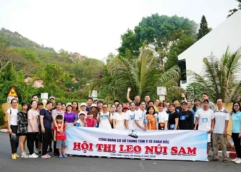Công đoàn cơ sở Trung tâm Y tế Châu Đốc tổ chức Ngày hội sức khỏe nhân viên y tế năm 2026