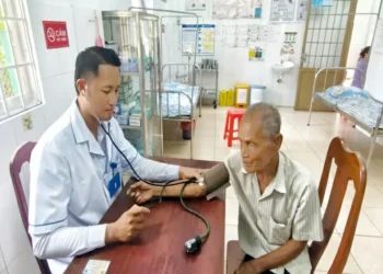 Trạm Y tế xã Mỹ Thuận tổ chức truyền thông hưởng ứng Ngày Thế giới phòng, chống bệnh Tăng huyết áp