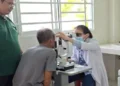 Khám, chữa bệnh chuyên khoa mắt và cấp phát thuốc miễn phí tại xã Óc Eo