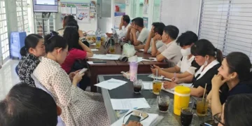 Trạm Y tế xã Giang Thành tổ chức tập huấn phần mềm bệnh án điện tử