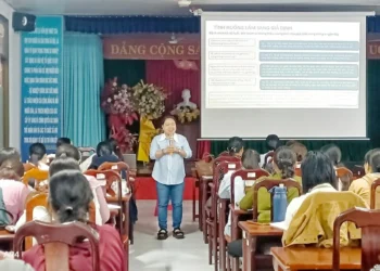 Trung tâm Kiểm soát bệnh tật tỉnh An Giang tập huấn phần mềm thống kê chăm sóc sức khỏe sinh sản