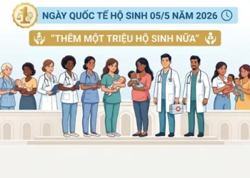 Ngày Quốc tế Hộ sinh 05/50: Chủ đề năm 2026 “Thêm một triệu hộ sinh nữa”