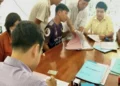 Khám sàng lọc và cấp phát thuốc cho bệnh nhân tâm thần cộng đồng tại xã Hòa Lạc