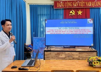 Trung tâm Y tế Châu Đốc tổ chức tập huấn triển khai thông tư 06/2026/TT-BYT quy định về mã hóa bệnh tật, nguyên nhân tử vong theo ICD-10