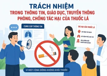 Trách nhiệm trong thông tin, giáo dục, truyền thông phòng, chống tác hại của thuốc lá