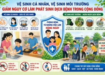 Nâng cao ý thức vệ sinh cá nhân, và môi trường để phòng, chống dịch bệnh