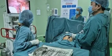 Trung tâm Y tế Hà Tiên triển khai thường quy phẫu thuật nội soi điều trị viêm ruột thừa