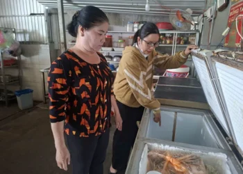Trạm Y tế xã Nhơn Hội kiểm tra an toàn thực phẩm phục vụ kỳ thi tốt nghiệp Trung học phổ thông năm 2026