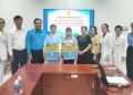 Trung tâm Y tế Giang Thành tiếp và làm việc với Đoàn công tác của Liên đoàn lao động tỉnh An Giang thăm hỏi, hỗ trợ đoàn viên, người lao động mắc bệnh hiểm nghèo qua Chương trình “Những món quà từ Đại hội XIV Công đoàn Việt Nam”