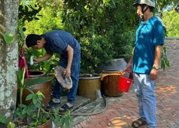 Xã Chợ Mới ra quân chiến dịch vệ sinh môi trường hưởng ứng ngày ASEAN phòng chống sốt xuất huyết năm 2026