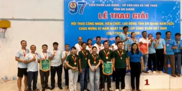 Trung tâm Kiểm soát bệnh tật tỉnh An Giang tham gia hội thao công nhân, viên chức, lao động tỉnh An Giang năm 2026