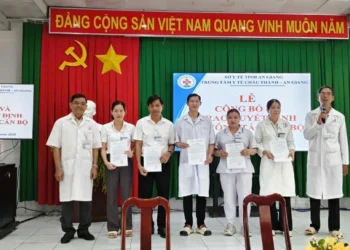 Trung tâm Y tế Châu Thành – An Giang: Lễ công bố và trao quyết định bổ nhiệm cán bộ