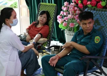 Kiên Lương – An Giang: Tình nguyện viên tham gia hiến máu tình nguyện đợt 2 năm 2026
