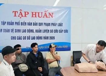 Trạm Y tế phường Mỹ Thới: Tập huấn an toàn vệ sinh lao động