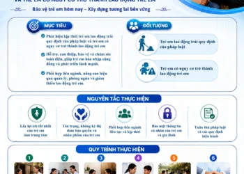 Infographic – Hướng dẫn quy trình hỗ trợ, can thiệp trẻ em lao động trái Pháp luật