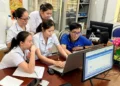 Trạm Y tế xã Kiên Lương triển khai Chiến dịch 100 ngày tạo lập, cập nhật Sổ sức khỏe điện tử trên VNeID
