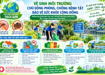 Chung tay giữ gìn vệ sinh môi trường, chủ động phòng, chống dịch bệnh
