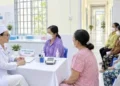 Cù Lao Giêng: 200 phụ nữ được khám sàng lọc, tầm soát ung thư cổ tử cung