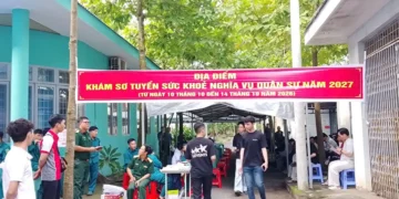 Trạm Y tế phường Tịnh Biên tổ chức khám sơ tuyển sức khỏe nghĩa vụ quân sự năm 2027